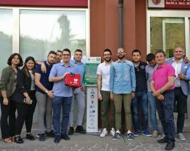 L’AQUILA: INAUGURATO PRIMO DEFIBRILLATORE PUBBLICO IN CENTRO STORICO