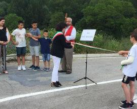 CAGNANO AMITERNO: INAUGURATA NUOVA BRETELLA PER MIGLIORARE LA VIABILITA’
