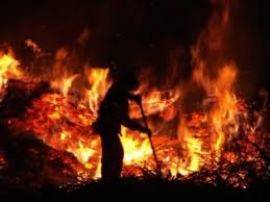 A FUOCO MEZZO ETTARO DI BOSCO INDAGINI IN CORSO A PIZZOLI