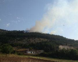 INCENDI: RIPARTITO IL ROGO NELLA FRAZIONE AQUILANA DI ARAGNO