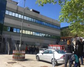 L’AQUILA: INCENDIO ALLA TRANSCOM, EVACUATO EDIFICIO