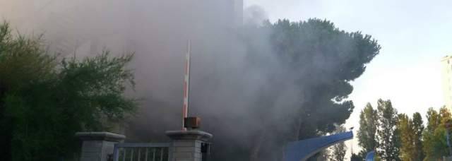 HOTEL HERMITAGE A FUOCO A SILVI MARINA: FIAMME DAL PIANO INTERRATO