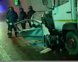 SCONTRO AUTO-FURGONE, DONNA MUORE SULLA CIRCONVALLAZIONE  FRANCAVILLA-MONTESILVANO