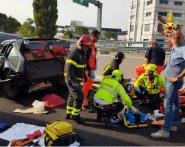 INCIDENTE STRADALE SULLA A14:  GRAVE UN 22ENNE DI SCURCOLA