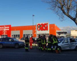 L’AQUILA: INCIDENTE CON UN FERITO SU SS17 ALLA STAZIONE DI PAGANICA