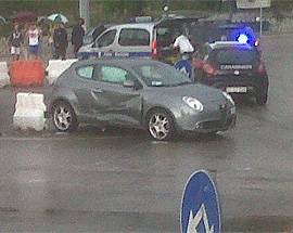 MALTEMPO: INCIDENTE L’AQUILA, ABBATTUTA ROTATORIA ”VALLO PETTINO”