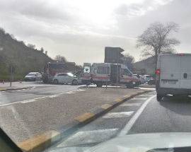 L’AQUILA: SCONTRO AL PASSAGGIO A LIVELLO, DUE FERITI