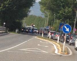 L’AQUILA, TAMPONAMENTOSU SS 17, DONNA IN OSPEDALE