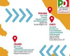 PD: ”LA VIA DEL FUTURO”, TRE INCONTRI CON MINISTRO PROVENZANO