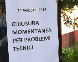 L’AQUILA: INFOPOINT FONTANA LUMINOSA CHIUSO IN AVVIO DI PERDONANZA