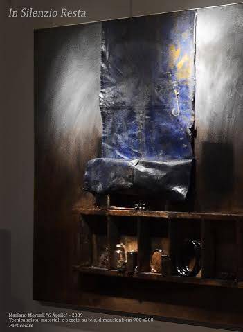 ARTE CONTEMPORANEA: A SANTO STEFANO DI SESSANIO LA TELA ”GIGANTE” DI MARIANO MORONI