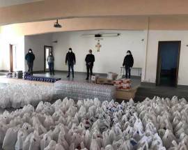 CORONAVIRUS: A PIZZOLI LA FAMIGLIA IOANNUCCI DONA 350 PACCHI SPESA PER LE FAMIGLIE IN DIFFICOLTA’