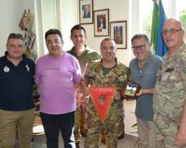 L’AQUILA: COMANDANTE ESERCITO PER L’ABRUZZO RICEVE DIRETTORE GENERALE PERUGIA CALCIO