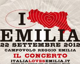 ITALIA LOVES EMILIA, STASERA IL CONCERTONE PER I TERREMOTATI