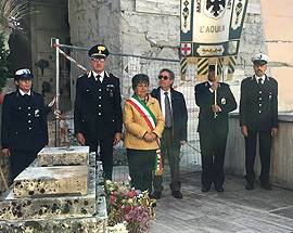 IX MARTIRI AQUILANI: 73° ANNIVERSARIO, MA MONUMENTO ANCORA INAGIBILE