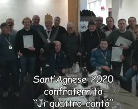 SANT’AGNESE 2020: GLI ELETTI DELLA CONGREGA ”JI QUATTRO CANTO”’