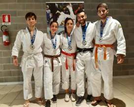 JUDO: CINQUE MEDAGLIE PER GLI ATLETI AQUILANI AL CAMPIONATO NAZIONALE DI RICCIONE