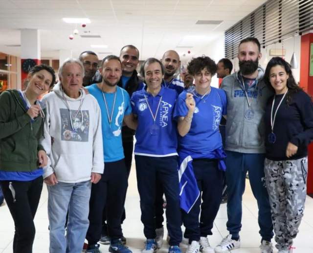 TROFEO JUST APNEA DI BARI: SQUADRA ABRUZZESE PROTAGONISTA