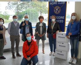 ASL CHIETI: ASSOCIAZIONE KIWANIS DONA TUTE PROTETTIVE ANTI-COVID