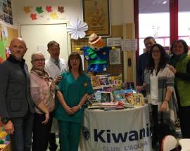 L’AQUILA: IL KIWANIS CLUB CONSEGNA OLTRE 100 LIBRI AL REPARTO DI PEDIATRIA