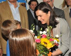 TERREMOTO: BOLDRINI VISITA RISTRUTTURATO ORATORIO DON BOSCO