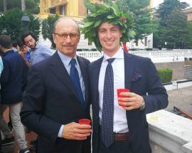 L’AQUILA: AUGURI A PATRIZIO DE MATTEIS PER LA LAUREA IN GIURISPRUDENZA