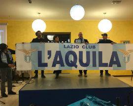 L’AQUILA: INAUGURATO LAZIO CLUB, ”PRESTO IN CITTA’ PRESIDENTE LOTITO”