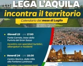 LEGA L’AQUILA: INIZIATO DAL GRAN SASSO IL PERCORSO DI ASCOLTO SUL TERRITORIO