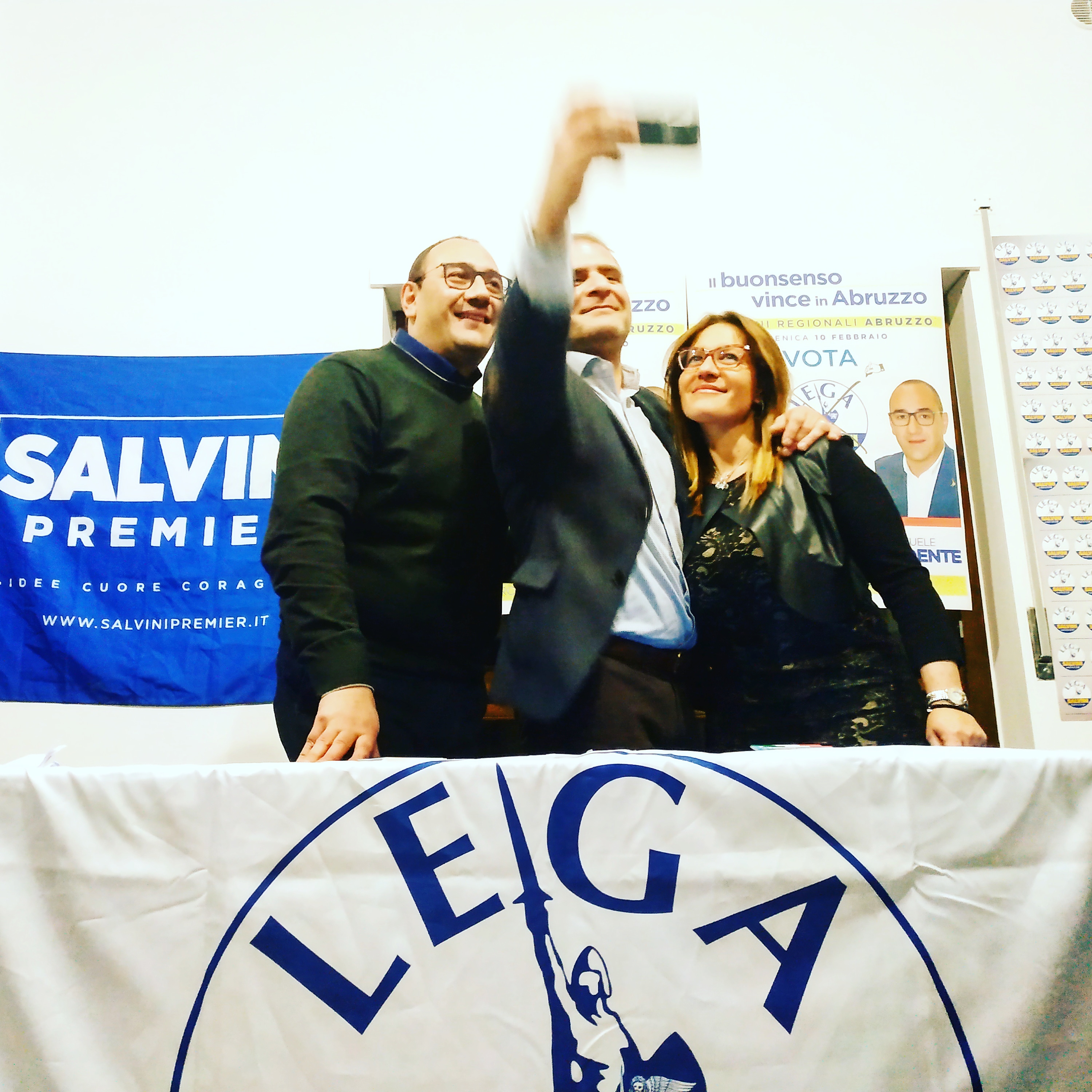 REGIONALI: LEGA, PIENONE A INAUGURAZIONE COMITATO IMPRUDENTE-DEL BEATO