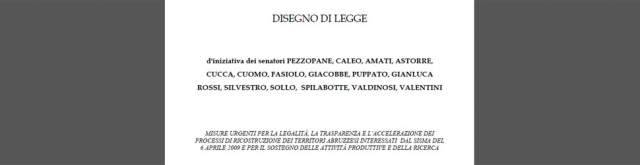 RICOSTRUZIONE: RAPPORTI CON DITTE E CONCORDATO, DL CONTRADDICE LEGGE