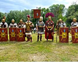 TAGLIACOZZO FA RIVIVERE GLADIATORI E LEGIONARI LA ROMANA LEGIO MINERVIA A PALAZZO DUCALE