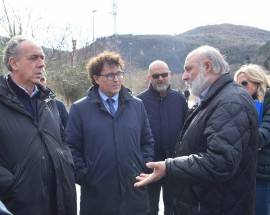 BUSSI SUL TIRINO, SOPRALLUOGO DELLA COMMISSIONE D’INCHIESTA SUI LUOGHI DELLA DISCARICA
