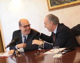 REGIONALI: LEGNINI INCONTRA ZINGARETTI, ”PATTO DI COLLABORAZIONE TRA LE REGIONI”