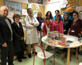 IL LIONS CLUB L’AQUILA DONA I LIBRI AL PRONTO SOCCORSO PEDIATRICO DEL SAN SALVATORE