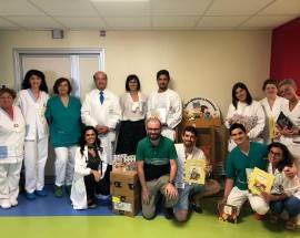 CENTO LIBRI DONATI AI BAMBINI DELLA CLINICA PEDIATRICA DI CHIETI