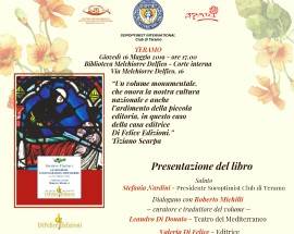 ”LA LEGGENDA DI SAN GIULIANO L’OSPITALIERE”: A TERAMO LA PRESENTAZIONE DEL LIBRO DI ROBERTO MICHILLI