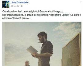 CASALBORDINO: SUCCESSO PER ‘LE PAROLE E IL MARE’, CON LINO GUANCIALE E VANOLI