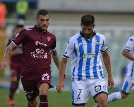 SERIE B: IL PESCARA PAREGGIA IN CASA DEL LIVORNO E AGGANCIA IL LECCE TERZO IN CLASSIFICA