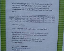 L’AQUILA: CONCORSONE, ORGANIZZATI PULLMAN PER CANDIDATI PRESELEZIONI
