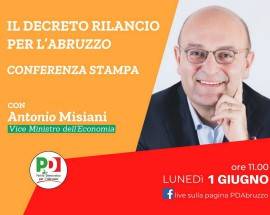 DL RILANCIO ABRUZZO E LAVORATORI CULTURA, DIRETTA VICEMINISTRO MISIANI