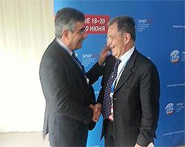 D’ALFONSO RIVEDE PRODI IN RUSSIA, QUELL”’IMPEGNO” SMENTITO NEL 2014
