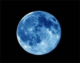 STANOTTE LA LUNA BLU, E’ LA SECONDA IN UN MESE LA PROSSIMA NEL 2015