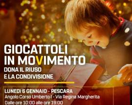 ”GIOCATTOLI IN MOVIMENTO”: IL 6 GENNAIO A PESCARA L’INIZIATIVA M5S