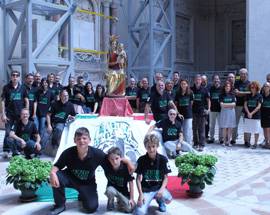 L’AQUILA: RESTAURATA STATUADELLA MADONNA LIGNEA