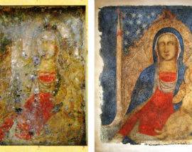 SULMONA: MECENATE RESTAURA DIPINTO DEL XIV SECOLO MADONNA DEL RIPARO