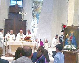 L’AQUILA: INCORONATA LA MADONNA SALUS POPULI AQUILANI