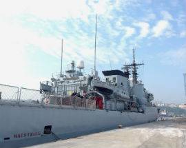 ORTONA: LA FREGATA MAESTRALE PER TRE GIORNI IN ABRUZZO
