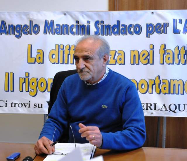 ELEZIONI L’AQUILA: IDV; MANCINI CANDIDATO CON DUE LISTE, SPERA TRE