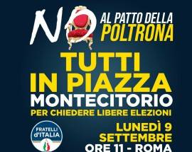 GOVERNO: FRATELLI D’ITALIA ABRUZZO CHIAMA A RACCOLTA CITTADINI