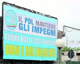 PESCARA: MANIFESTI ANTI-ROM, PRESTO SENTENZA SU PDL E LEGA